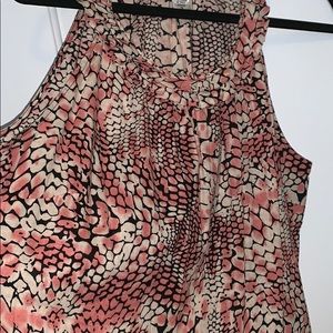 Susan Bristol Linen/Rayon Tank size 1X